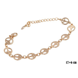 Bransoletka Xuping pozłacana 18k - MF36885